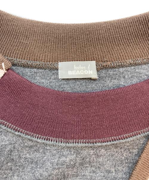 kolor/BEACON（カラービーコン）kolor/BEACON (カラービーコン) L/S WOOL PO グレー サイズ:SIZE 3の古着・服飾アイテム