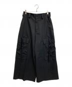 Ujohウジョー）の古着「Wool Bush Pocket Cargo Pants」｜ブラック