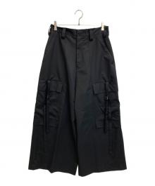 Ujoh（ウジョー）の古着「Wool Bush Pocket Cargo Pants」｜ブラック