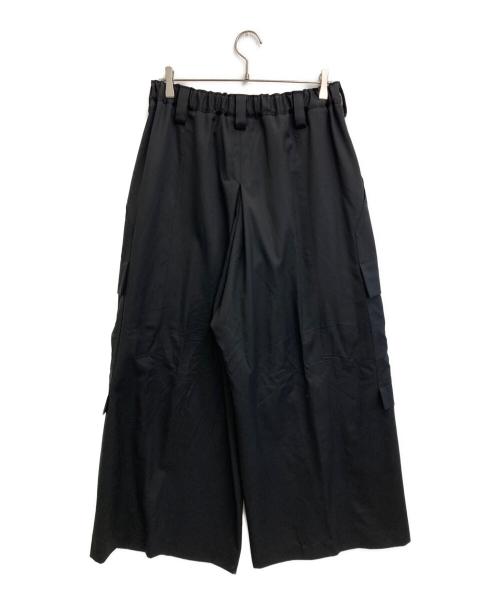 Ujoh（ウジョー）Ujoh (ウジョー) Wool Bush Pocket Cargo Pants ブラック サイズ:SIZE 5の古着・服飾アイテム