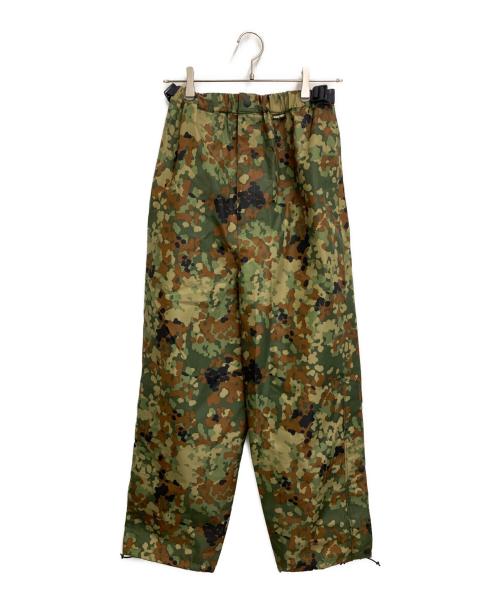 -（-）- (-) カモフラナイロンセットアップ カーキ サイズ:Lの古着・服飾アイテム