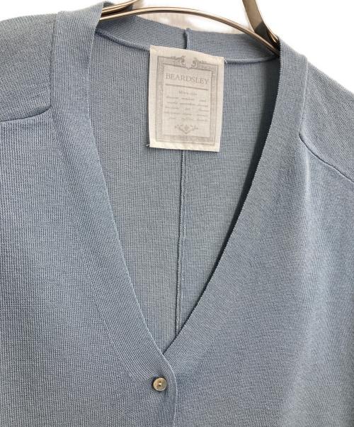 BEARDSLEY（ビアズリー）BEARDSLEY (ビアズリー) サラッとカーディガン スカイブルー サイズ:SIZE Freeの古着・服飾アイテム