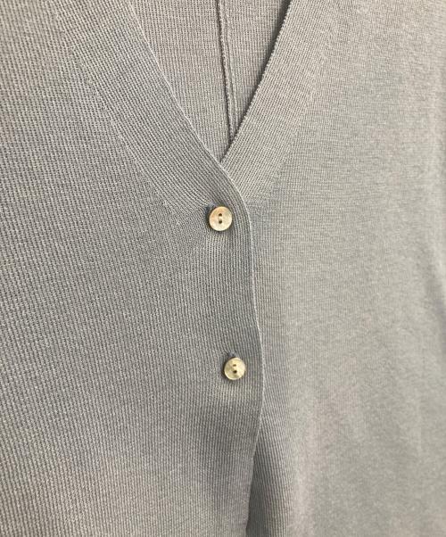 BEARDSLEY（ビアズリー）BEARDSLEY (ビアズリー) サラッとカーディガン スカイブルー サイズ:SIZE Freeの古着・服飾アイテム