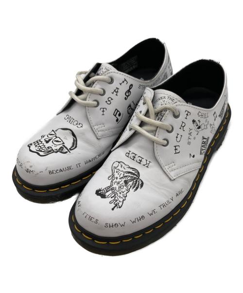 Dr.Martens（ドクターマーチン）Dr.Martens (ドクターマーチン) 1461 SCRIBBLE ホワイト サイズ:UK5　　の古着・服飾アイテム
