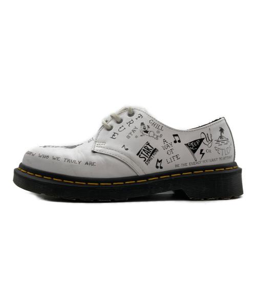 Dr.Martens（ドクターマーチン）Dr.Martens (ドクターマーチン) 1461 SCRIBBLE ホワイト サイズ:UK5　　の古着・服飾アイテム
