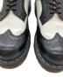 中古・古着 Dr.Martens (ドクターマーチン) ウイングチップ5ホールシューズ ブラック×ホワイト サイズ:UK5：8000円