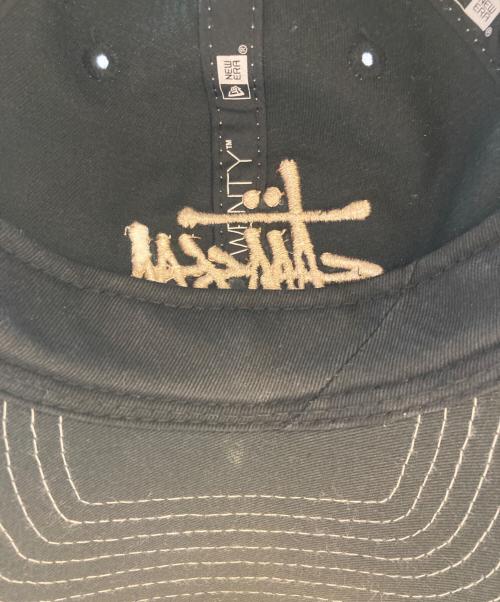 stussy（ステューシー）stussy (ステューシー) New Era (ニューエラ) BASIC TRUCKER CAP ブラックの古着・服飾アイテム