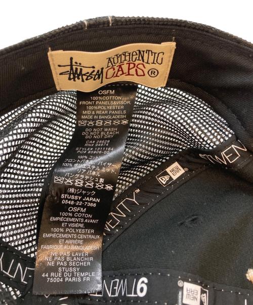 stussy（ステューシー）stussy (ステューシー) New Era (ニューエラ) BASIC TRUCKER CAP ブラックの古着・服飾アイテム