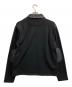 jieda (ジエダ) Leather Collar Fade Sweat Zip Jacket ブラック サイズ:2：12000円