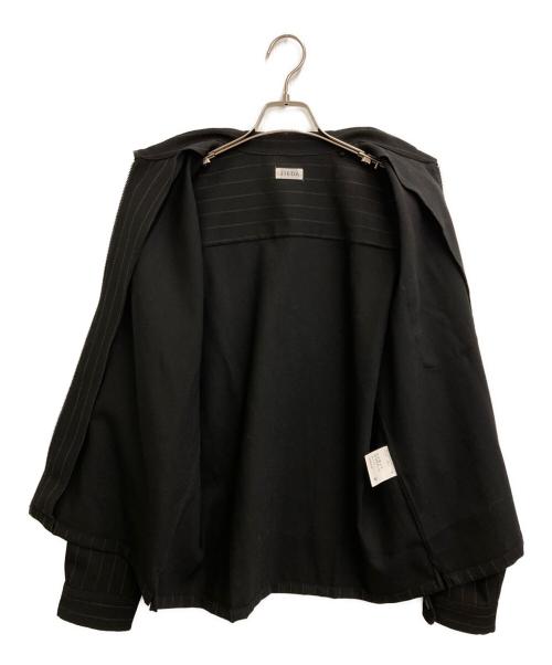jieda（ジエダ）Jieda (ジエダ) WOOL STRIPE ZIP SHIRT ブラック サイズ:2の古着・服飾アイテム
