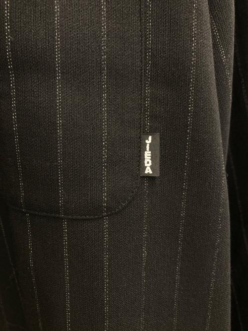 jieda（ジエダ）Jieda (ジエダ) WOOL STRIPE ZIP SHIRT ブラック サイズ:2の古着・服飾アイテム