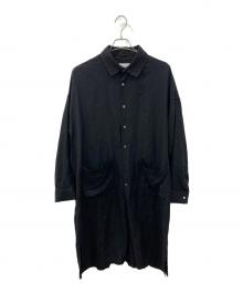 SHAREEF（シャリーフ）の古着「GAME OVER LOGO COAT SHIRTS」｜ブラック