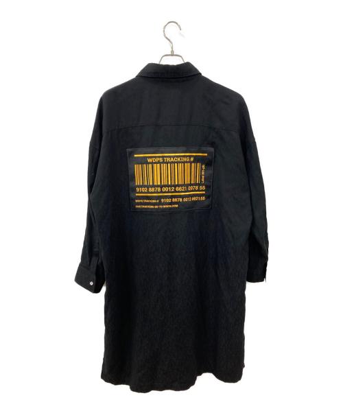 SHAREEF（シャリーフ）SHAREEF (シャリーフ) GAME OVER LOGO COAT SHIRTS ブラック サイズ:SIZE 2の古着・服飾アイテム