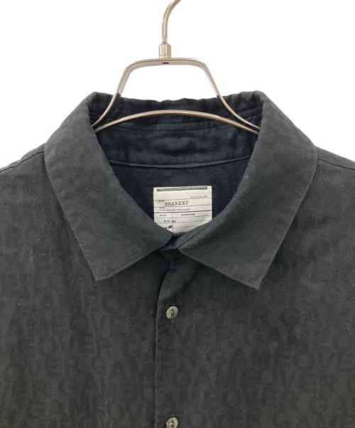 SHAREEF（シャリーフ）SHAREEF (シャリーフ) GAME OVER LOGO COAT SHIRTS ブラック サイズ:SIZE 2の古着・服飾アイテム