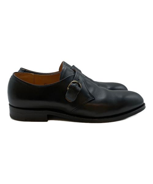 Alden（オールデン）Alden (オールデン) Plain Toe Monk Strap ブラック サイズ:SIZE 8 1/2Eの古着・服飾アイテム