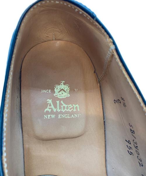 Alden（オールデン）Alden (オールデン) Plain Toe Monk Strap ブラック サイズ:SIZE 8 1/2Eの古着・服飾アイテム