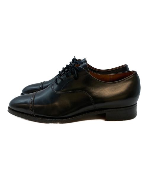 CHURCH'S（チャーチ）CHURCH'S (チャーチ) 90s BARCROFT パンチドキャップトゥシューズ ブラック サイズ:SIZE 75Fの古着・服飾アイテム