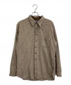 PENDLETONペンドルトン）の古着「70s ウールフランネルシャツ」｜ブラウン