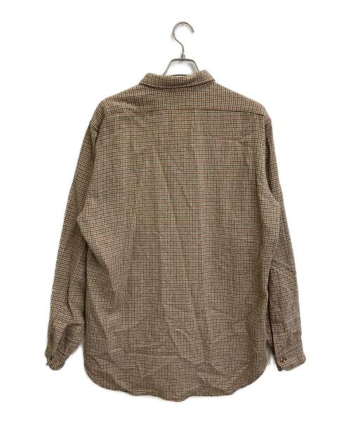 PENDLETON（ペンドルトン）PENDLETON (ペンドルトン) 70s ウールフランネルシャツ ブラウン サイズ:SIZE XLの古着・服飾アイテム