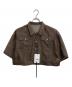 Ameri（アメリ）の古着「25SS DENIM LIKE PRINT SHIRT」｜ブラウン