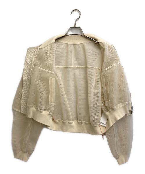 MAISON SPECIAL（メゾンスペシャル）MAISON SPECIAL (メゾンスペシャル) Tulle Layered Blouson アイボリー サイズ:SIZE Free 未使用品の古着・服飾アイテム