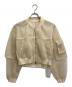 MAISON SPECIAL（メゾンスペシャル）の古着「Tulle Layered Blouson」｜アイボリー