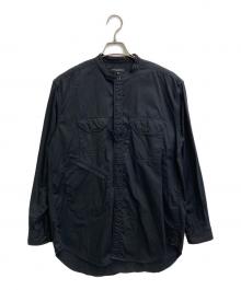 Engineered Garments（エンジニアド ガーメンツ）の古着「Banded Collar Shirt」｜ブラック
