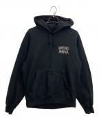 WACKO MARIA×NECKFACEワコマリア×ネックフェイス）の古着「HEAVY WEIGHT HOODED SWEAT SHIRT」｜ブラック
