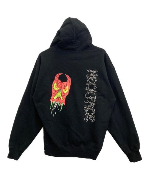 WACKO MARIA（ワコマリア）WACKO MARIA (ワコマリア) NECKFACE (ネックフェイス) HEAVY WEIGHT HOODED SWEAT SHIRT ブラック サイズ:Lの古着・服飾アイテム