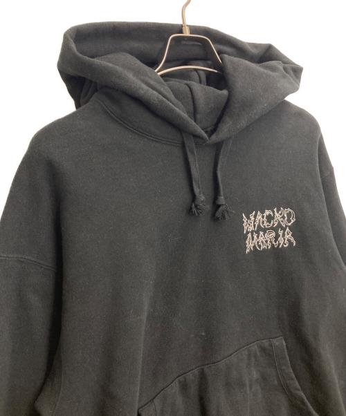 WACKO MARIA（ワコマリア）WACKO MARIA (ワコマリア) NECKFACE (ネックフェイス) HEAVY WEIGHT HOODED SWEAT SHIRT ブラック サイズ:Lの古着・服飾アイテム