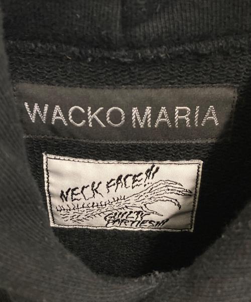 WACKO MARIA（ワコマリア）WACKO MARIA (ワコマリア) NECKFACE (ネックフェイス) HEAVY WEIGHT HOODED SWEAT SHIRT ブラック サイズ:Lの古着・服飾アイテム