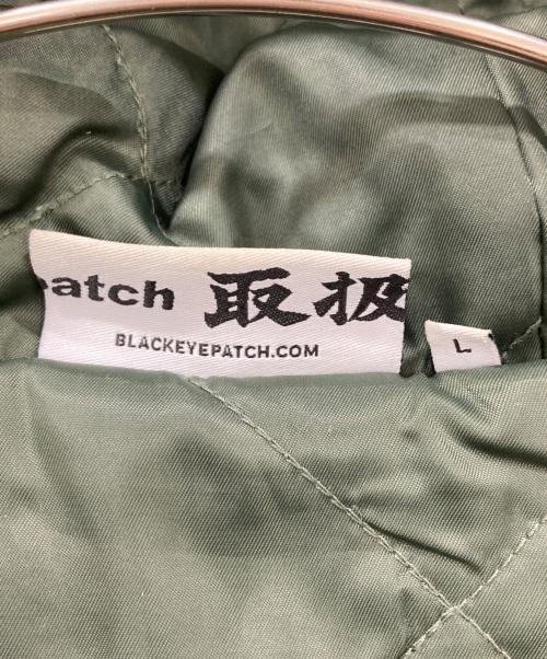 THE BLACK EYE PATCH（ブラックアイパッチ）THE BLACK EYE PATCH (ブラックアイパッチ) HOODED PAINTER JACKET グリーン サイズ:Lの古着・服飾アイテム