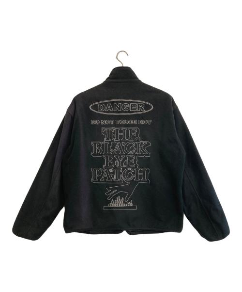 THE BLACK EYE PATCH（ブラックアイパッチ）THE BLACK EYE PATCH (ブラックアイパッチ) DANGER HOT LABEL FLEECE JACKET ブラック サイズ:Lの古着・服飾アイテム