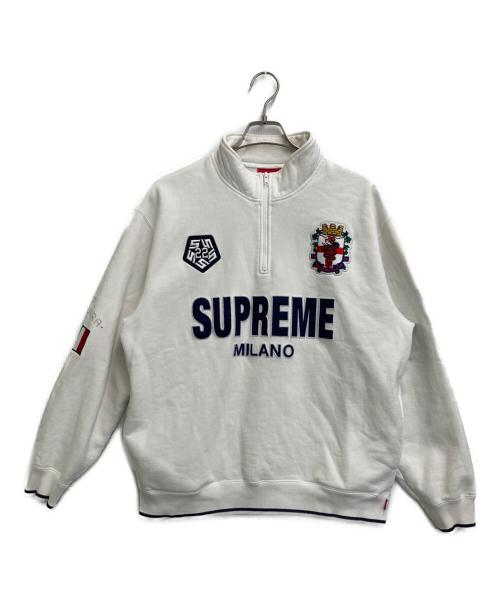 SUPREME（シュプリーム）Supreme (シュプリーム) 22AW Milano Half Zip Pullover ホワイト サイズ:Mの古着・服飾アイテム
