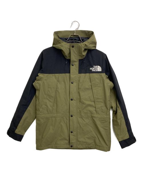 THE NORTH FACE（ザ ノース フェイス）THE NORTH FACE (ザ ノース フェイス) Mountain Light Jacket オリーブ×ブラック サイズ:Mの古着・服飾アイテム