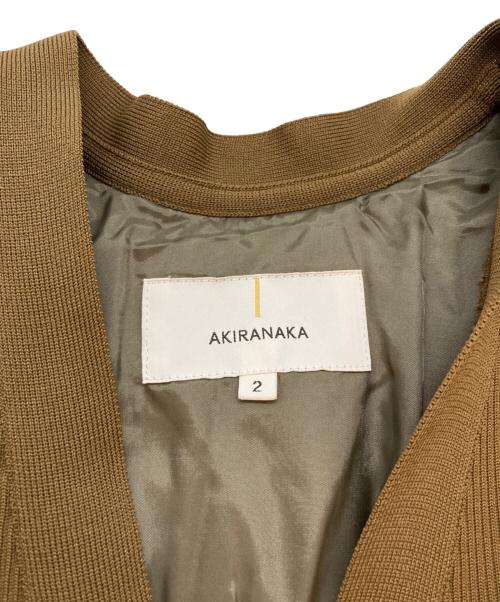 AKIRA NAKA（アキラナカ）AKIRA NAKA (アキラナカ) ルフィナバック パデッド ニット カーディガン ブラウン サイズ:SIZE 2の古着・服飾アイテム