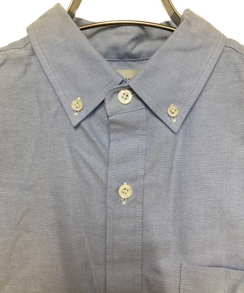 HYKE（ハイク）HYKE (ハイク) シアースリーブボタンダウンシャツ ブルー サイズ:1 未使用品の古着・服飾アイテム