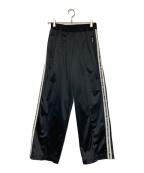 beautiful peopleビューティフルピープル）の古着「vintage tricot THE/a jersey pants」｜ブラック
