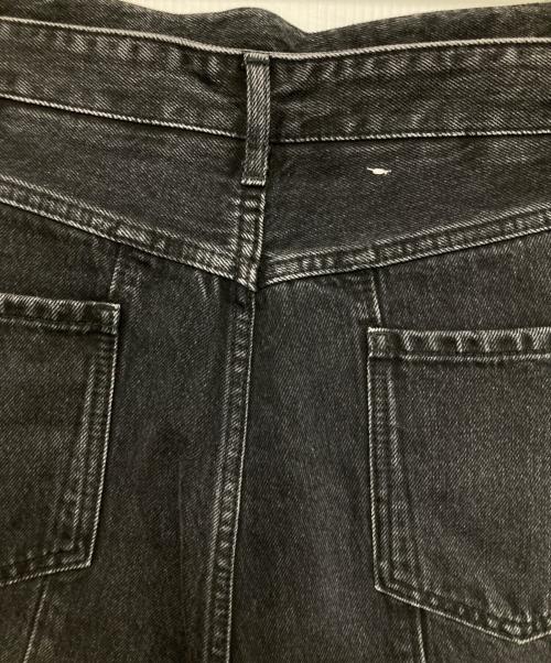 FRAY ID（フレイ アイディー）FRAY ID (フレイ アイディー) ダブルベルトセンターラインデニム ブラック サイズ:1の古着・服飾アイテム