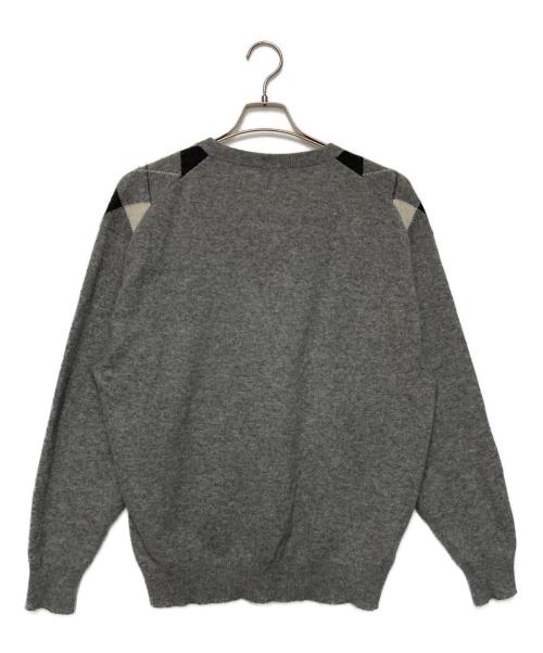 MIU MIU（ミュウミュウ）MIU MIU (ミュウミュウ) CASHMERE SWEATER グレー サイズ:40の古着・服飾アイテム