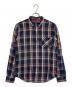 stussy（ステューシー）の古着「チェックネルシャツ」｜ネイビー×レッド