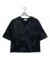 marimekko（マリメッコ）の古着「Unikko / Ruudukko cotton sateen top」｜ブラック