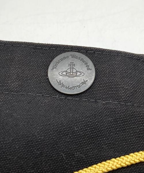 Vivienne Westwood ANGLOMANIA（ヴィヴィアンウエストウッドアングロマニア）VIVIENNE WESTWOOD ANGLOMANIA (ヴィヴィアンウエストウッドアングロマニア) オーブ刺繍トートバッグ ブラックの古着・服飾アイテム