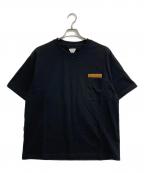 BOTTEGA VENETAボッテガベネタ）の古着「Pima cotton jersey short-sleeved T-shirt」｜ブラック