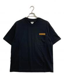 BOTTEGA VENETA（ボッテガベネタ）の古着「Pima cotton jersey short-sleeved T-shirt」｜ブラック