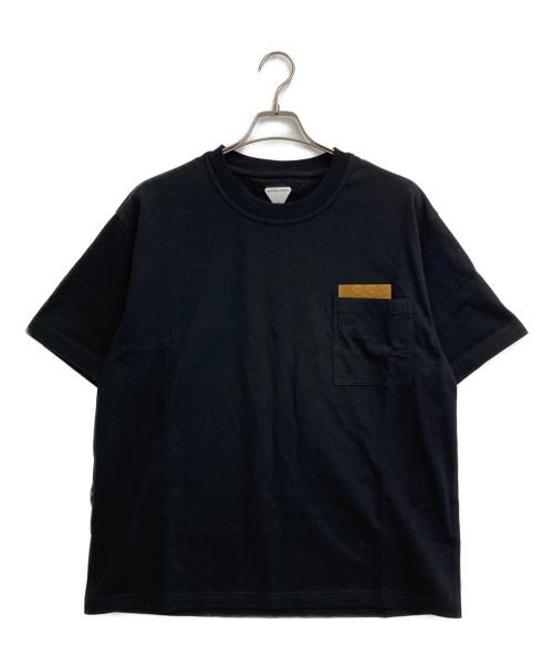 BOTTEGA VENETA（ボッテガベネタ）BOTTEGA VENETA (ボッテガベネタ) Pima cotton jersey short-sleeved T-shirt ブラック サイズ:SIZE Mの古着・服飾アイテム