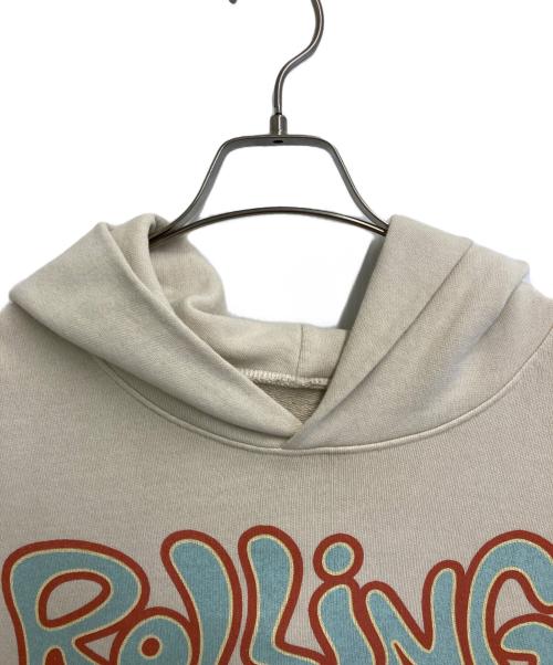 RS No.9 CARNABY（アールエス・ナンバーナイン・カーナビィ）RS No.9 CARNABY (アールエス・ナンバーナイン・カーナビィ) プリントパーカー ベージュ サイズ:XLの古着・服飾アイテム