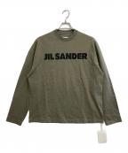 JIL SANDERジルサンダー）の古着「Logo L/S T-Shirt」｜カーキ