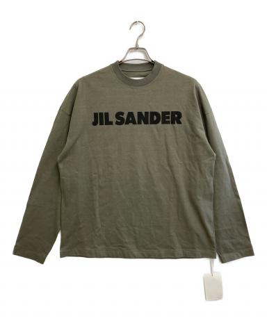 ジルサンダー　Tシャツ カーキ 中古・古着通販】JIL SANDER (ジルサンダー) Logo L/S T-Shirt カーキ