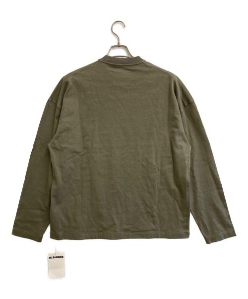 JIL SANDER（ジルサンダー）JIL SANDER (ジルサンダー) Logo L/S T-Shirt カーキ サイズ:Sの古着・服飾アイテム